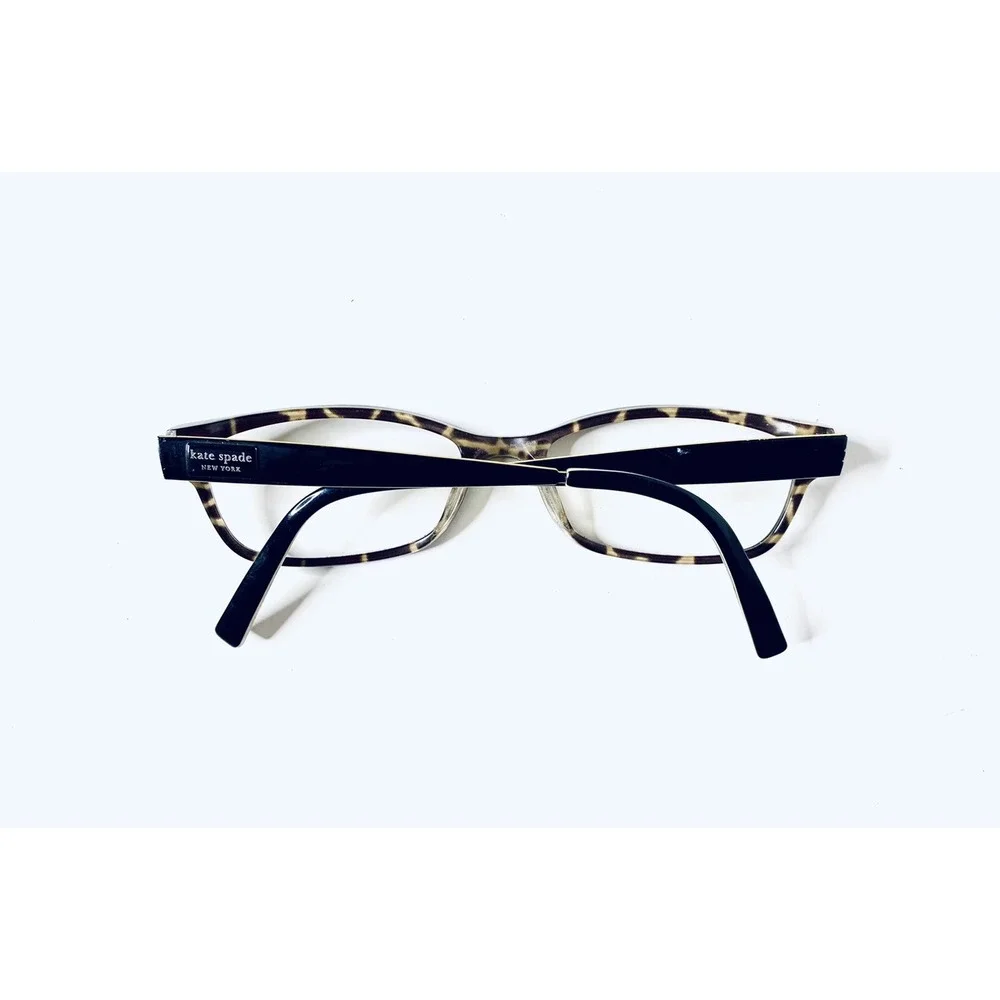 Kate Spade NY Black Cat Eye Glasses Tortoise Interior Leanne 1W5 51 16 135